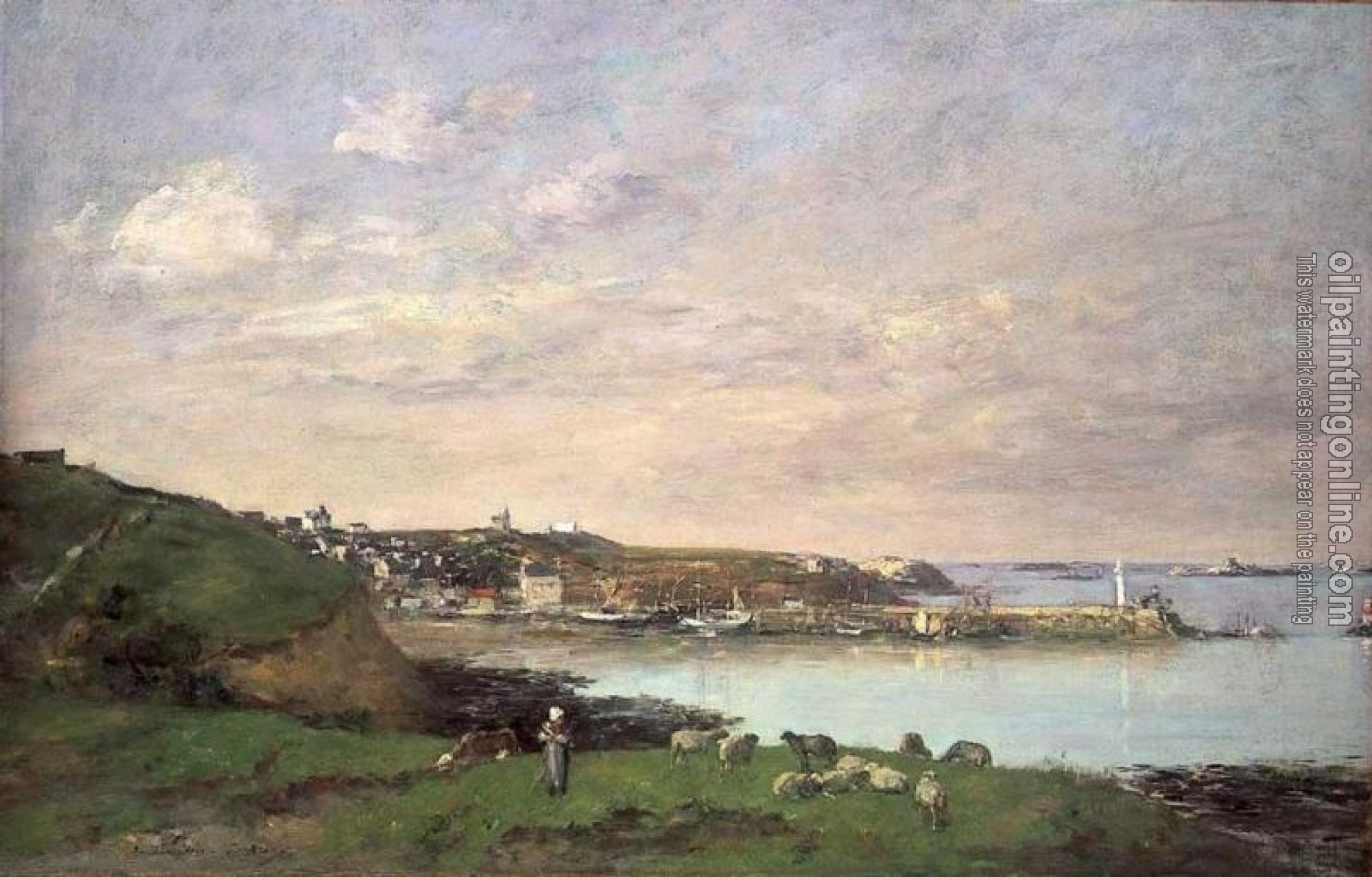 Boudin, Eugene - View at Saint-Quay-Portriaux